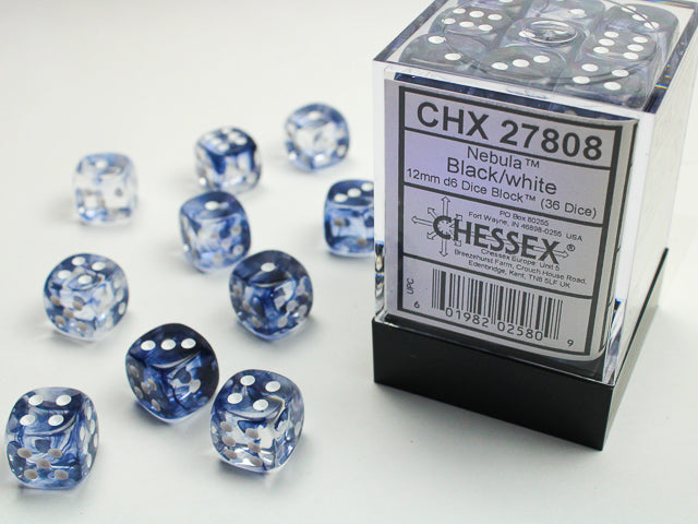 Chessex Nebula 12mm d6 Dice Set