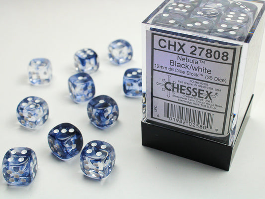 Chessex Nebula 12mm d6 Dice Set