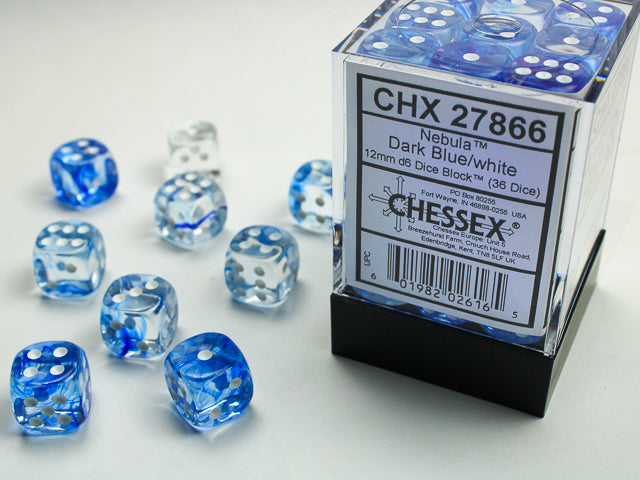 Chessex Nebula 12mm d6 Dice Set