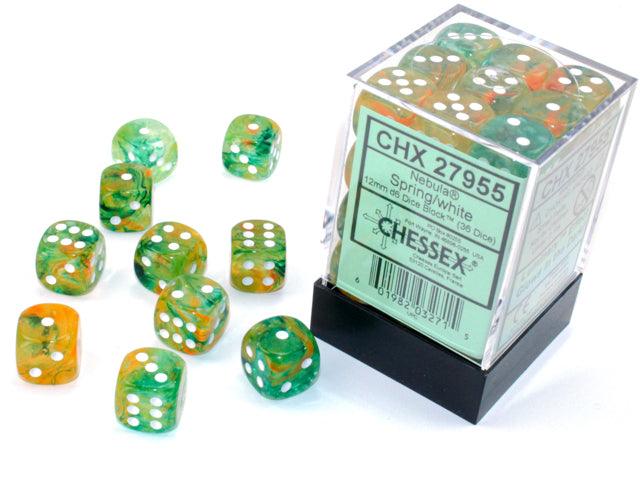 Chessex Nebula 12mm d6 Dice Set