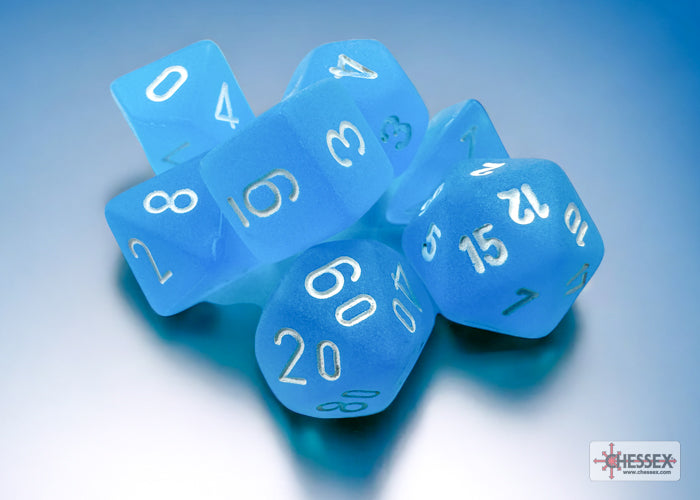 Chessex Frosted Polyhedral 7-Dice Set