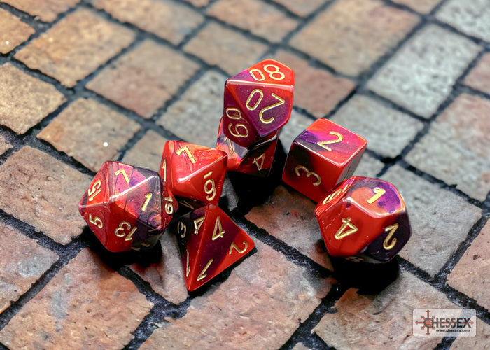 Chessex Gemini Polyhedral 7-Dice Set