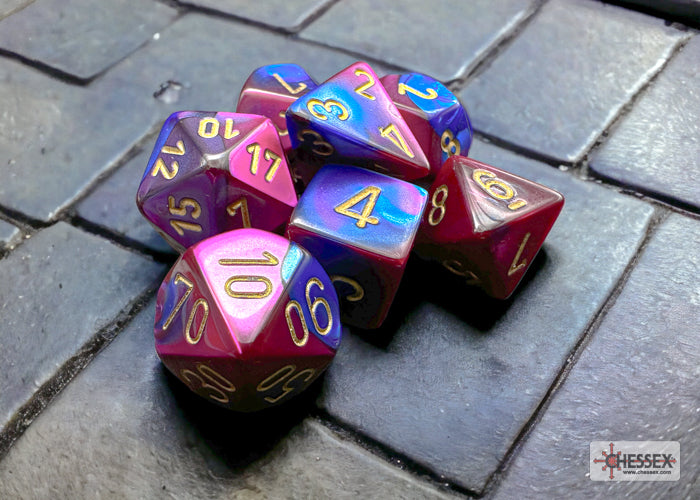 Chessex Gemini Polyhedral 7-Dice Set