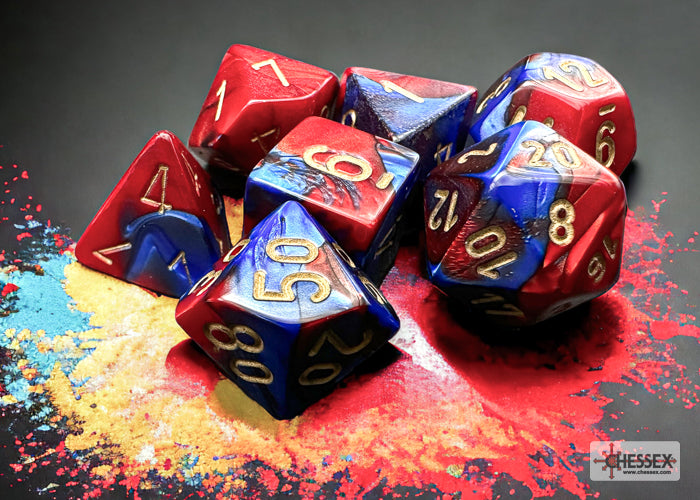 Chessex Gemini Polyhedral 7-Dice Set