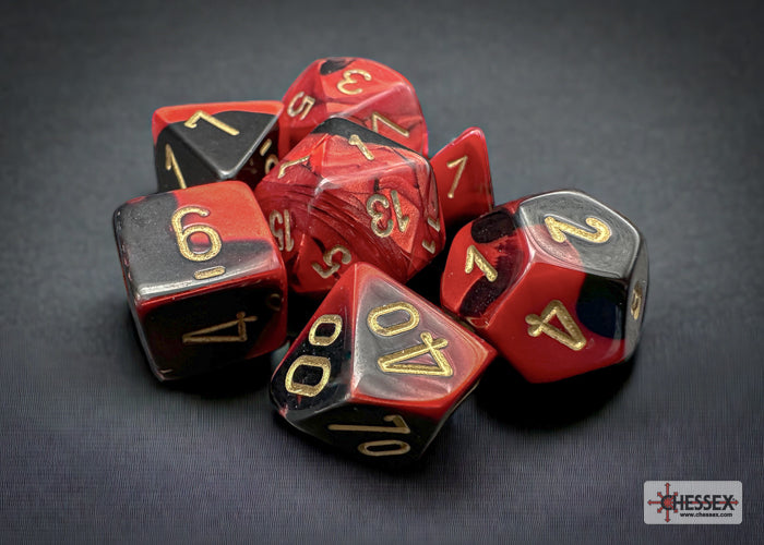 Chessex Gemini Polyhedral 7-Dice Set