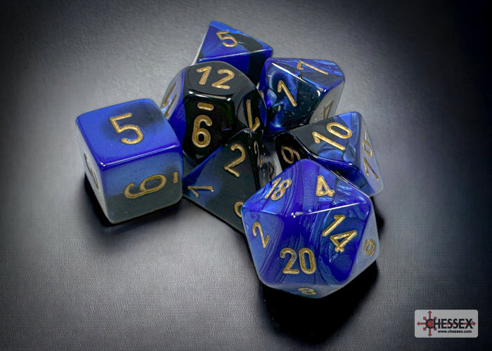 Chessex Gemini Polyhedral 7-Dice Set