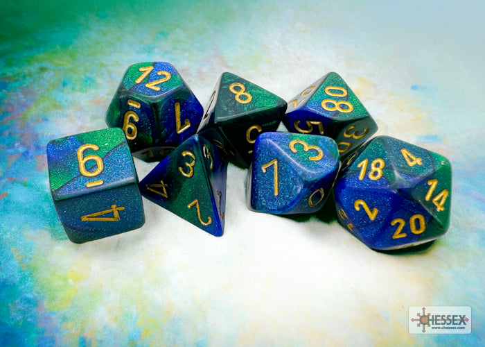 Chessex Gemini Polyhedral 7-Dice Set