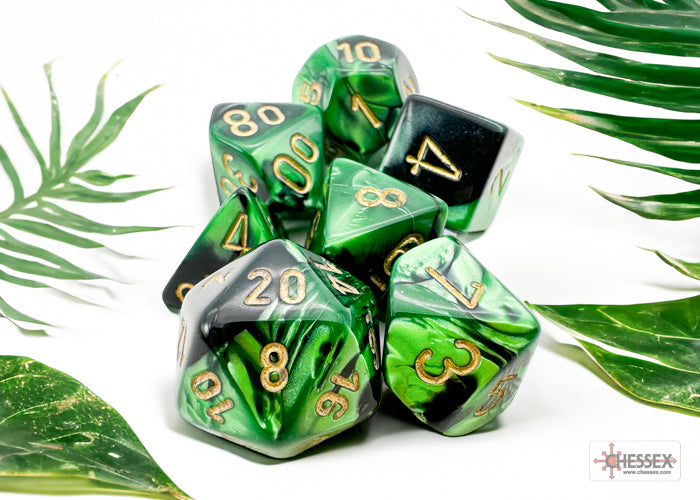 Chessex Gemini Polyhedral 7-Dice Set
