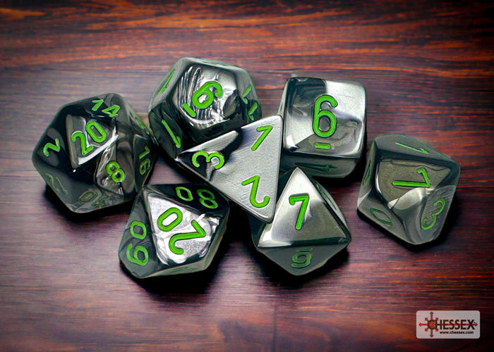 Chessex Gemini Polyhedral 7-Dice Set