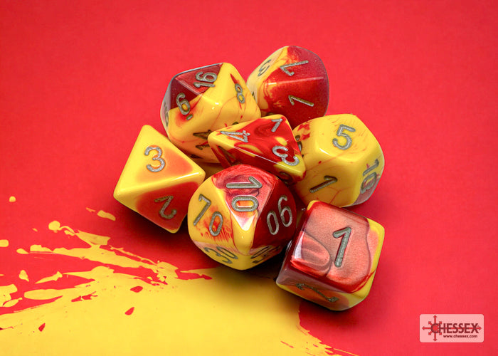 Chessex Gemini Polyhedral 7-Dice Set