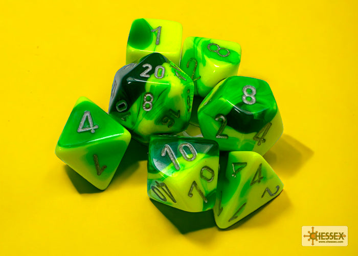Chessex Gemini Polyhedral 7-Dice Set