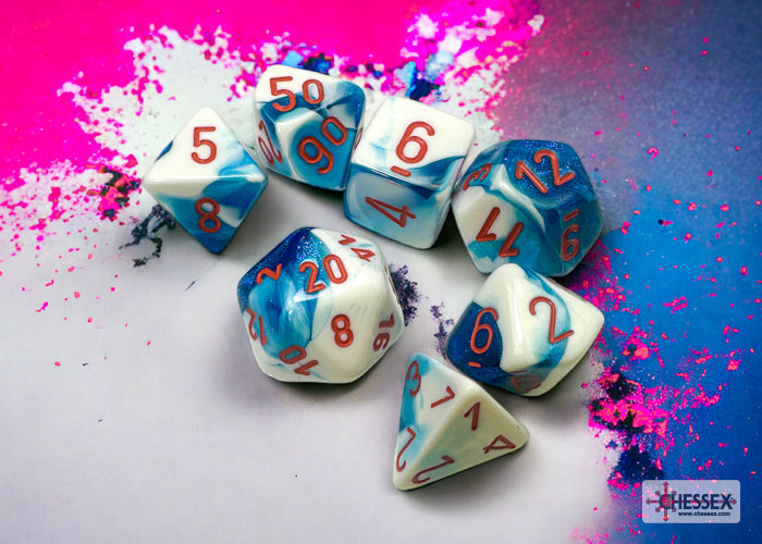 Chessex Gemini Polyhedral 7-Dice Set