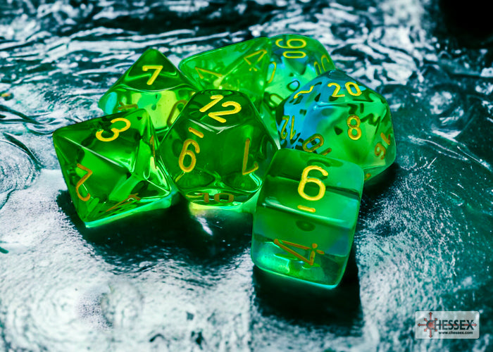 Chessex Gemini Polyhedral 7-Dice Set