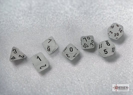 Chessex Frosted Polyhedral 7-Dice Set