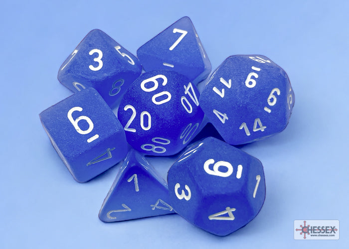 Chessex Frosted Polyhedral 7-Dice Set