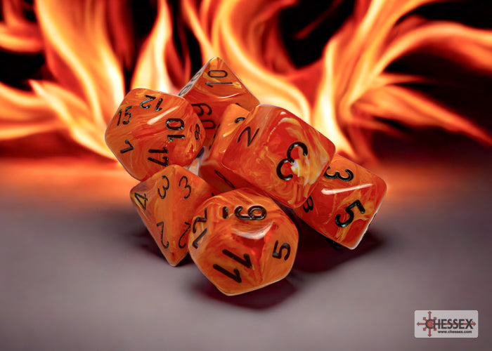 Chessex Vortex Polyhedral 7-Dice Set