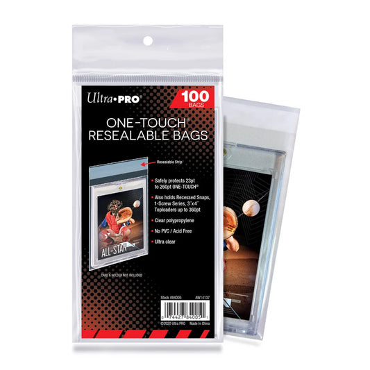 Ultra Pro One Touch Resealable Bags (100)
