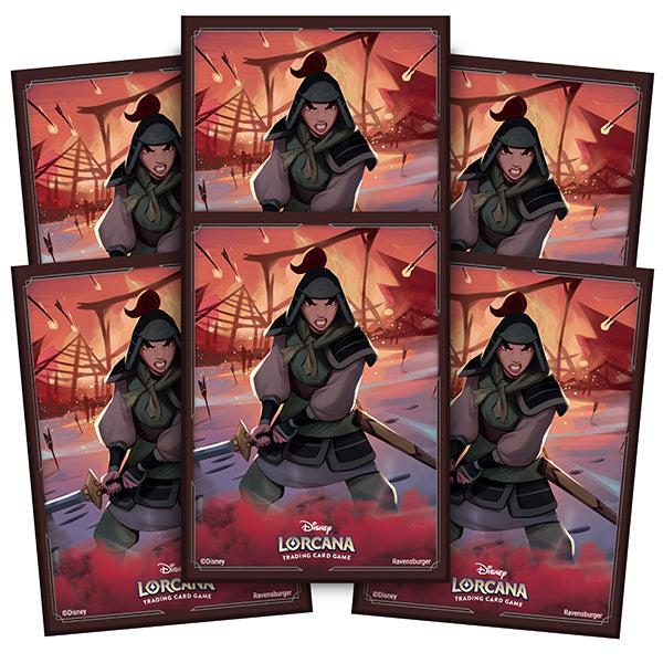 Card Sleeves: Disney Lorcana- Rise of the Floodborn- Mulan (65 ct.)