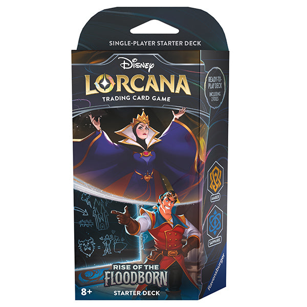 Disney Lorcana: Rise of the Floodborn Starter Deck Counter Display