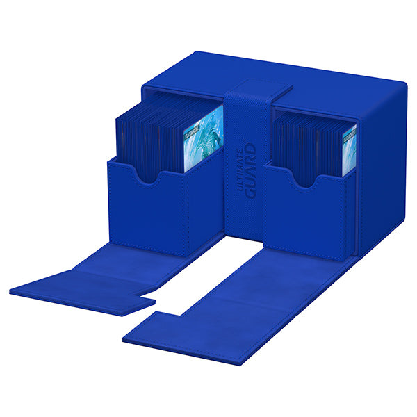 Deck Case: Twin Flip´n´Tray 160+ Standard Size Monocolor- Blue