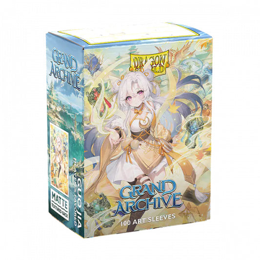Dragon Shield: Standard Matte 'Grand Archive Guo Jia, Heaven's Favored' (100ct.)