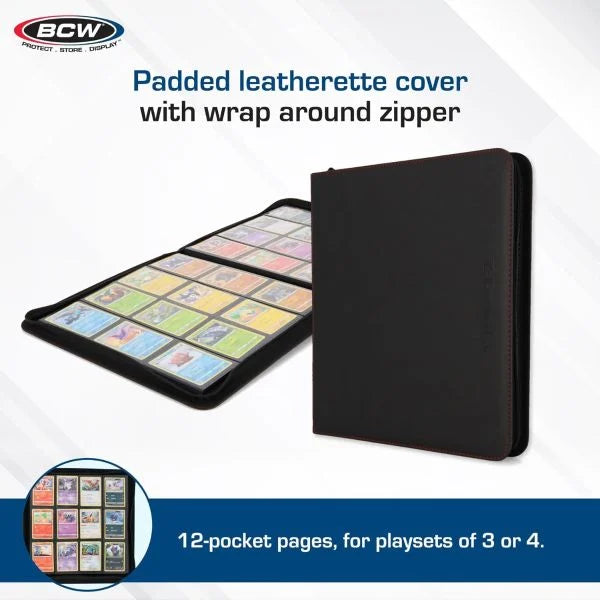 Z-Folio 12-Pocket LX Album - Black