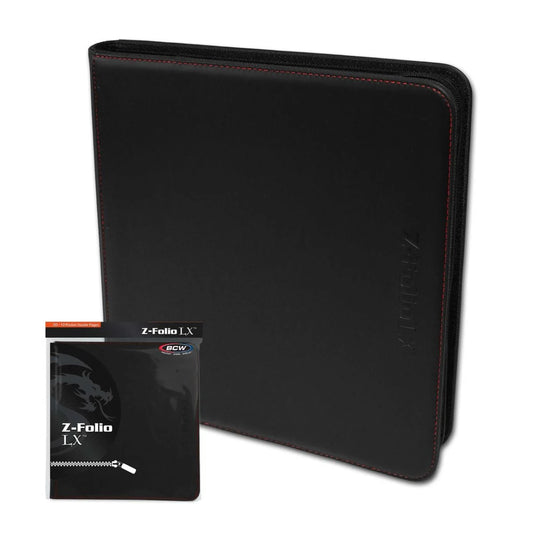 Z-Folio 12-Pocket LX Album - Black