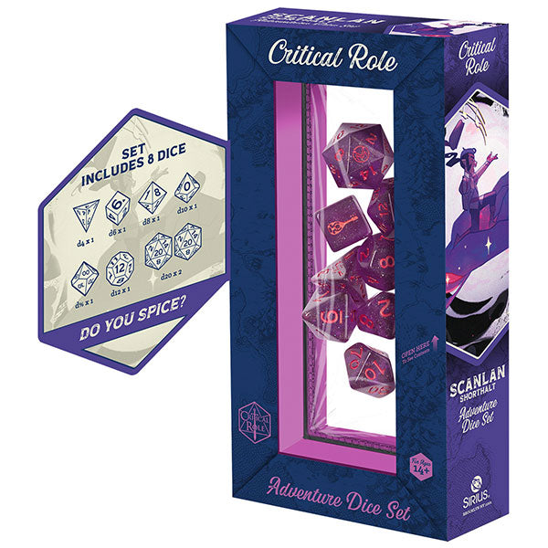 7-Die Set Vox Machina Adventure Dice