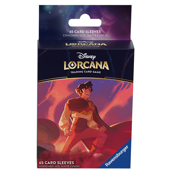 Card Sleeves: Disney Lorcana- Shimmering Skies- Aladdin (65ct)