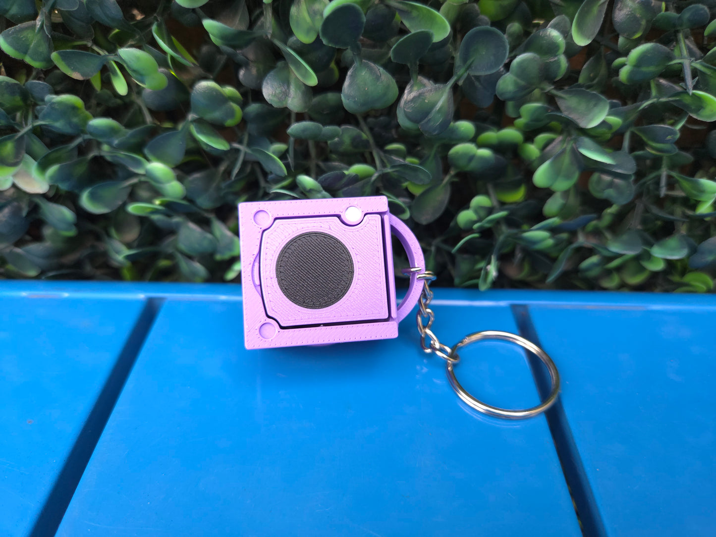 CameCube Gaming System Fidget Clicker Keychain