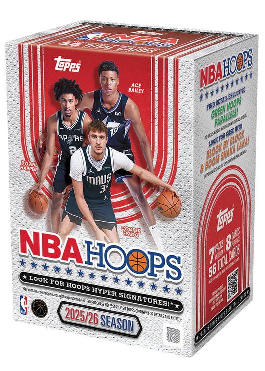 Topps 2025-2026 Hoops Basketball Blaster Value Box