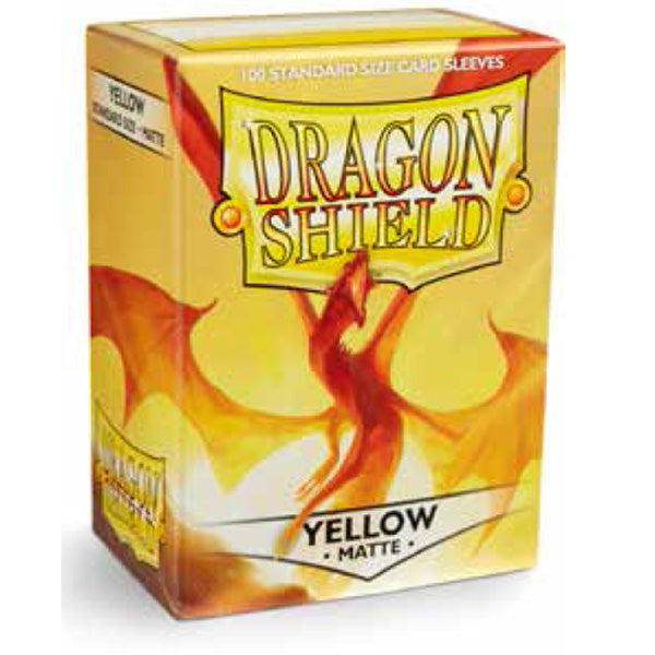 Dragon Shield Sleeves: Standard- Matte Yellow (100 ct.)