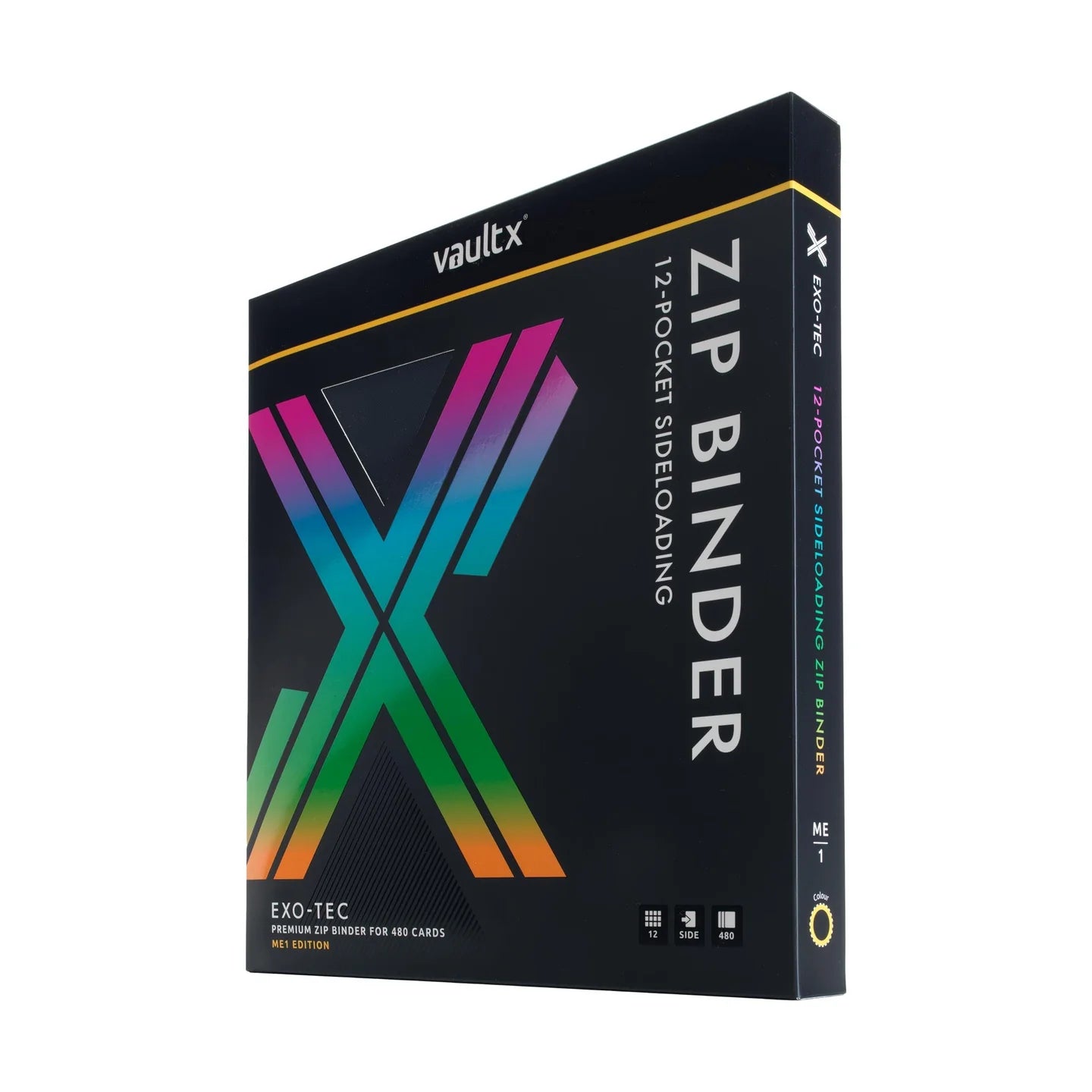VaultX Exo-Tec Zip Binder 12-Pocket ME1 Edition