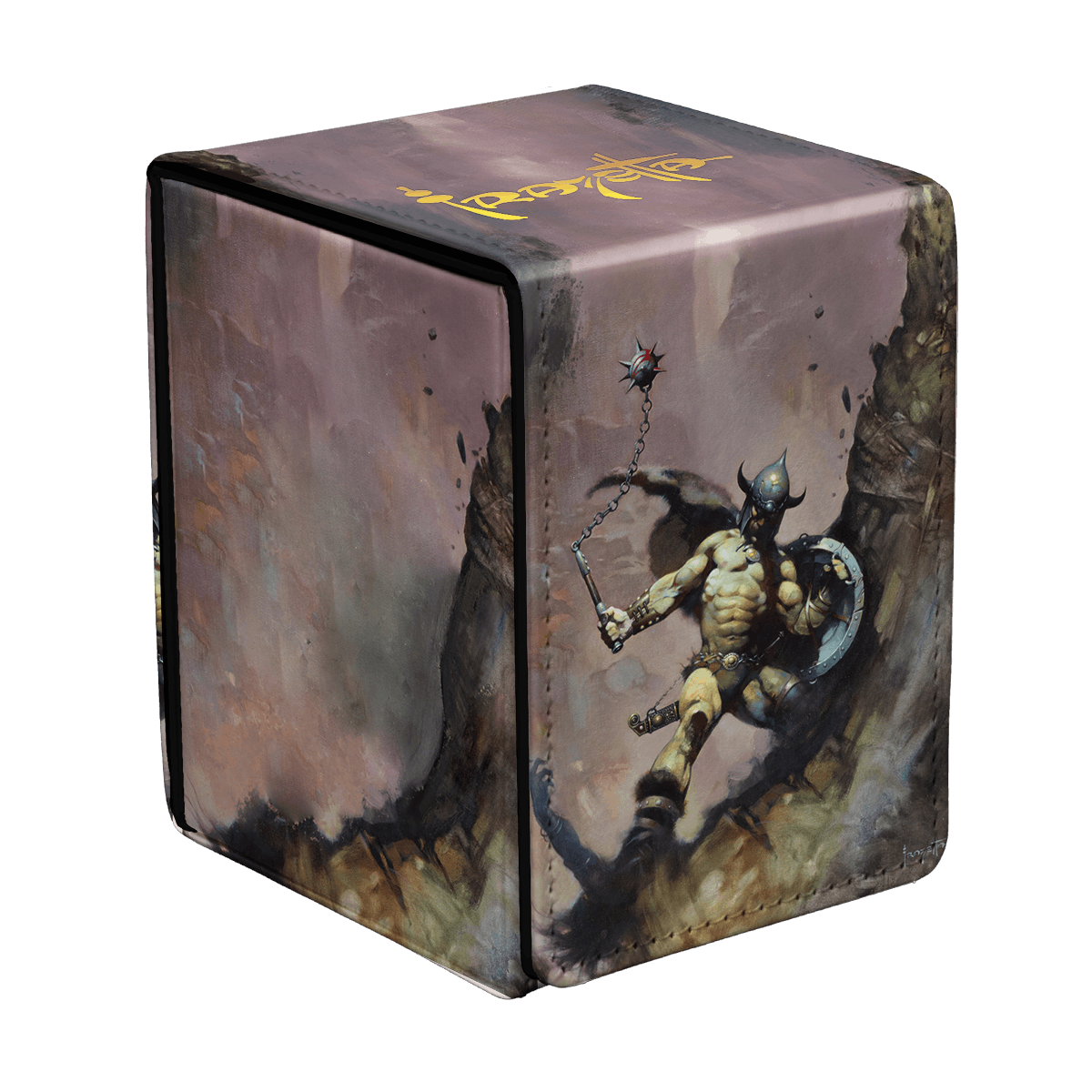 Ultra PRO Frank Frazetta Warrior with Ball and Chain Alcove Flip Deck Box