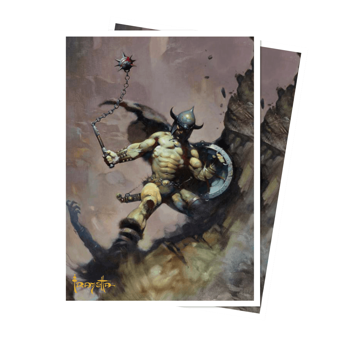 Ultra PRO Frank Frazetta Warrior with Ball and Chain Apex Deck Protector Sleeves