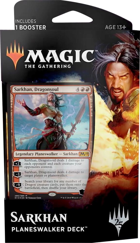 Magic the Gathering: Core Set 2019 - Planeswalker Deck [Sarkhan]