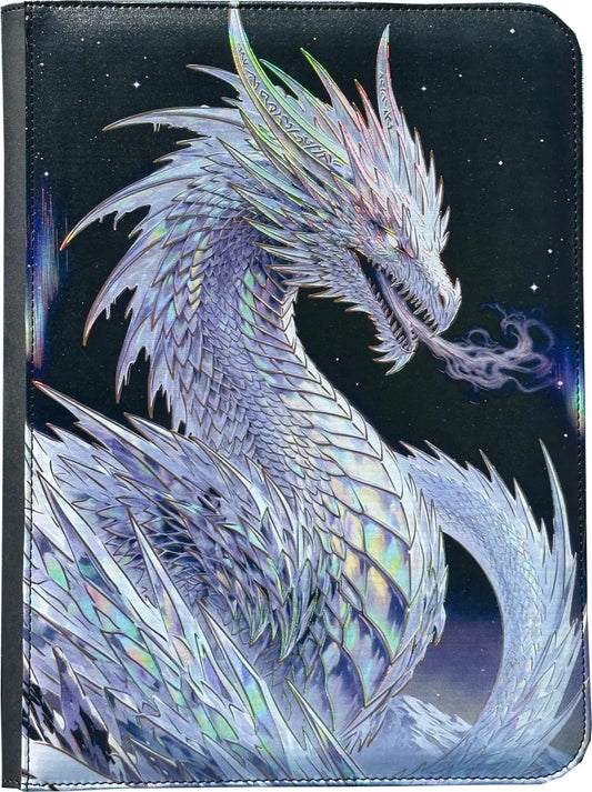 Maggot Labs™ 9-Pocket Zippered Binder: Glacial Prism Sovereign