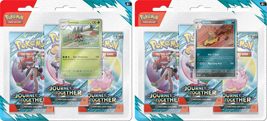 Pokemon TCG: Scarlet & Violet - Journey Together Three-Booster Blister