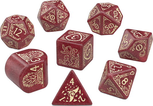 Game of Thrones Dice: Lannister Dice Set (7)