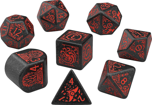 Game of Thrones Dice: Targaryen Dice Set (7)