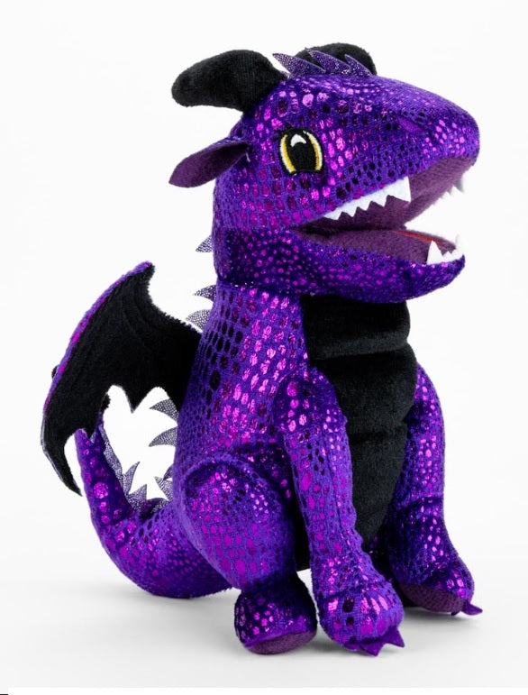 Dragon Plush Dice Bag: Purple