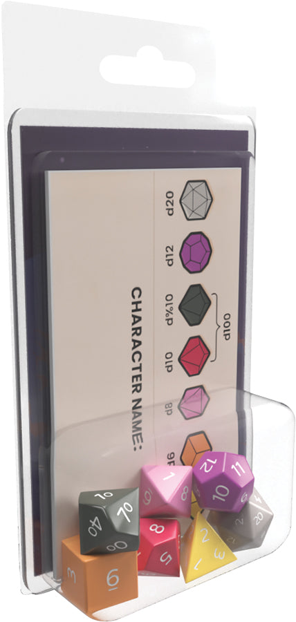 Color Coded Dice Set