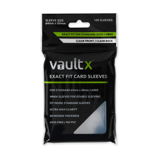 VaultX Exact Fit Card Sleeves