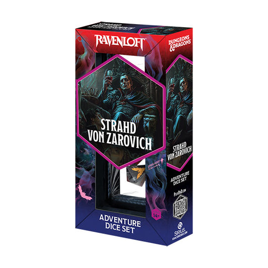 D&D Adventure Dice Set: Darklord Strahd von Zarovich - Sharp-Edged Dice Set