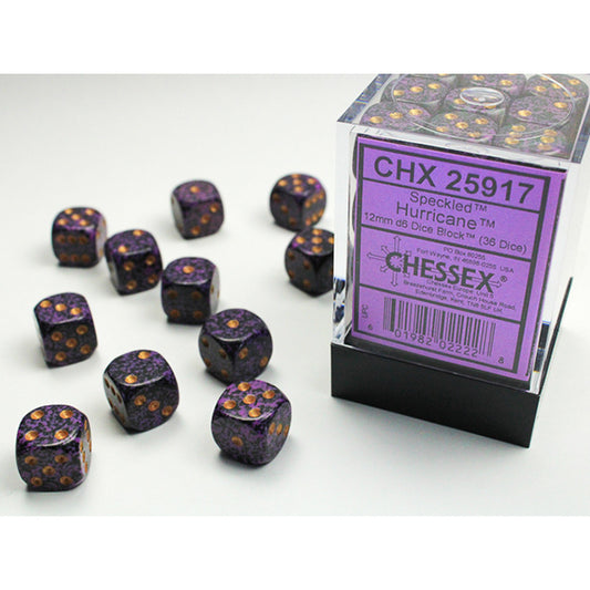 Chessex 12mm 36d6 Speckled: Hurricane