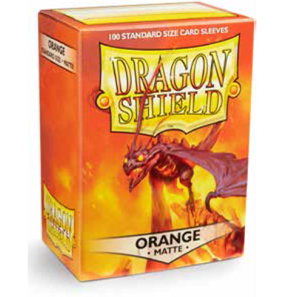 Dragon Shield Sleeves: Standard- Matte Orange (100 ct.)