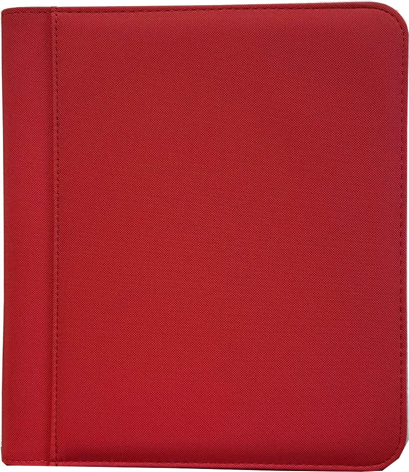 4-Pocket Zippered Toploader Binder - Diamond Texture