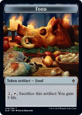 Boar // Food (018) Double-Sided Token (Back)