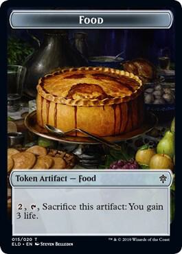 Giant // Food (015) Double-Sided Token (Back)