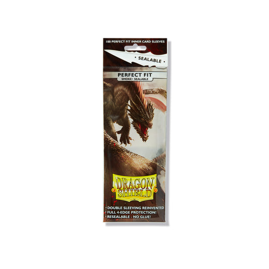 Dragon Shield Sleeves: Perfect Fit Sealable - Smoke